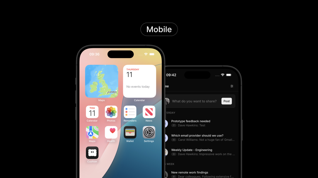 Mobile app screenshot